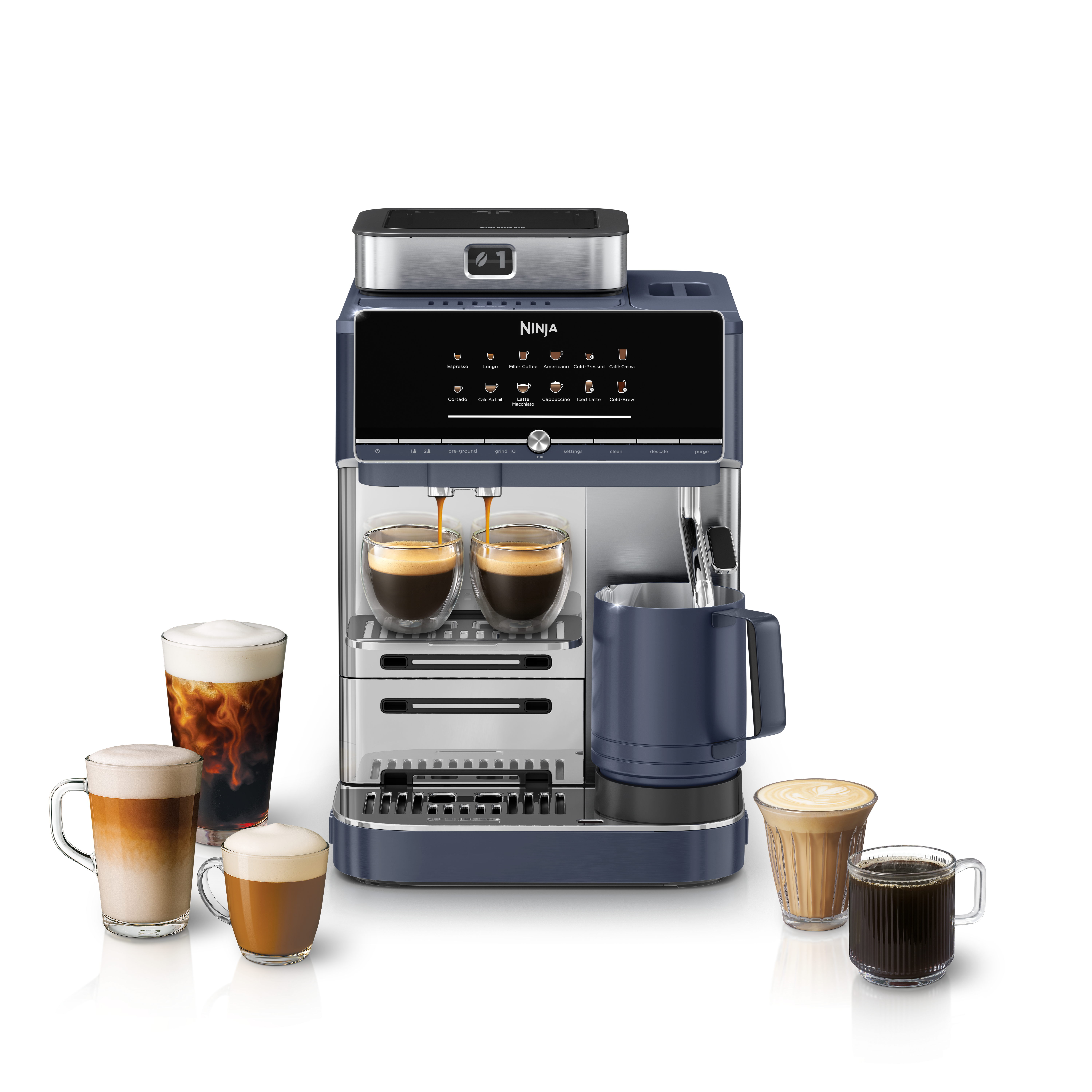 Ninja AutoBarista Pro Kaffeevollautomat in Mitternachtsblau | AE1051EUBL | von SharkNinja