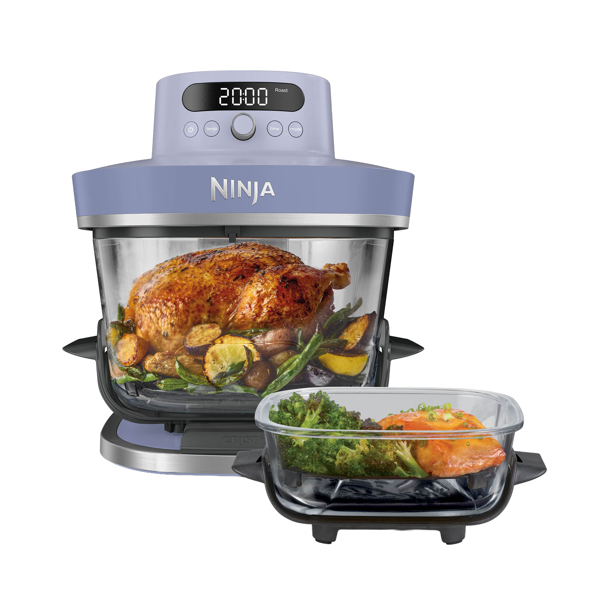 Ninja CRISPi PRO 7-in-1 XL Glas-Air-Fryer in Lila | AS101EUPU4 | von SharkNinja