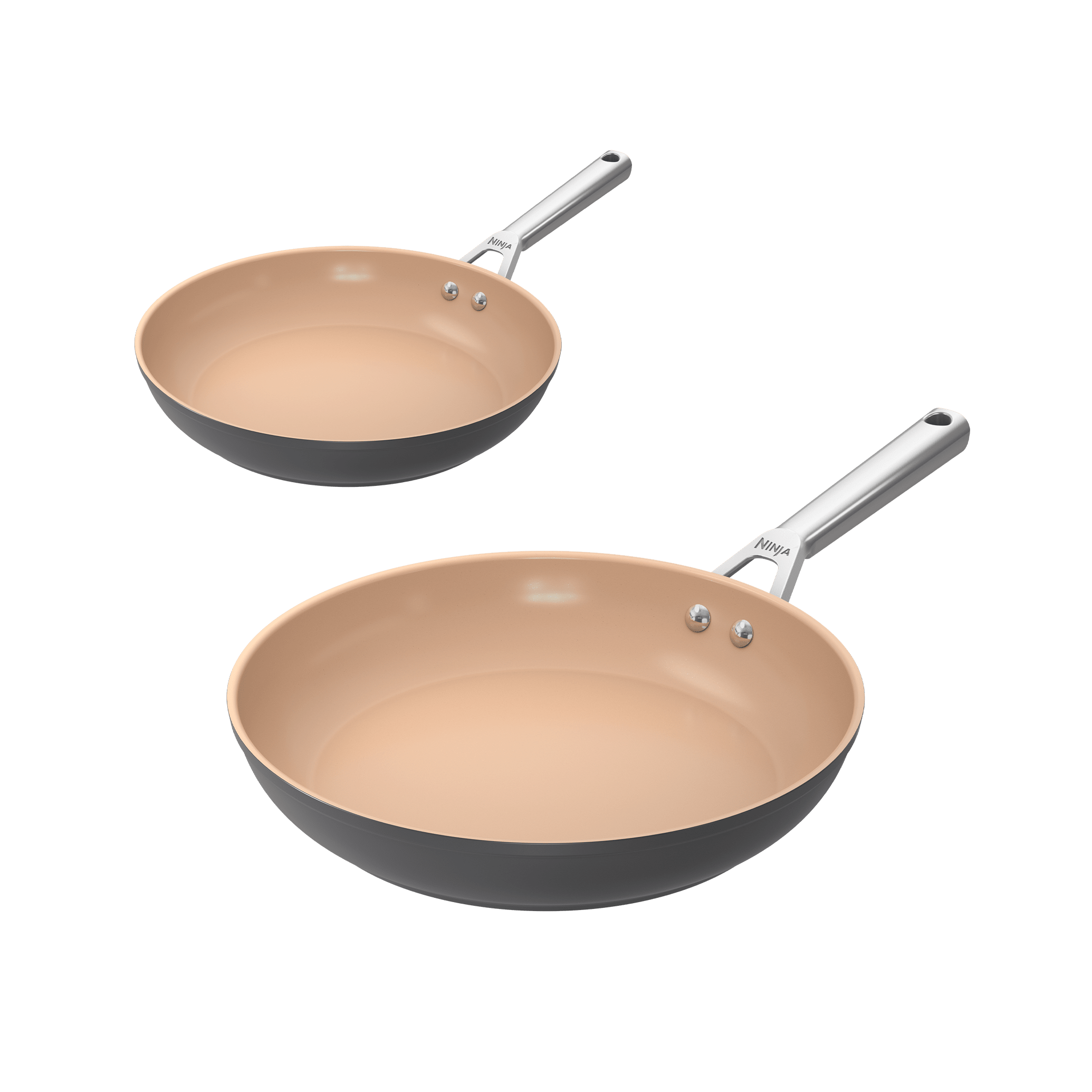 Ninja Extended Life Ceramic 2-teiliges Pfannen-Set | CW92000EUI | von SharkNinja
