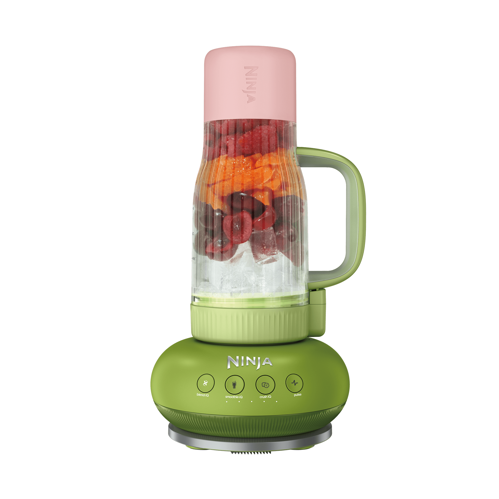 Ninja BlendBoss Standmixer mit To-Go-Becher in Grün/Pink | DB351EUGN | von SharkNinja