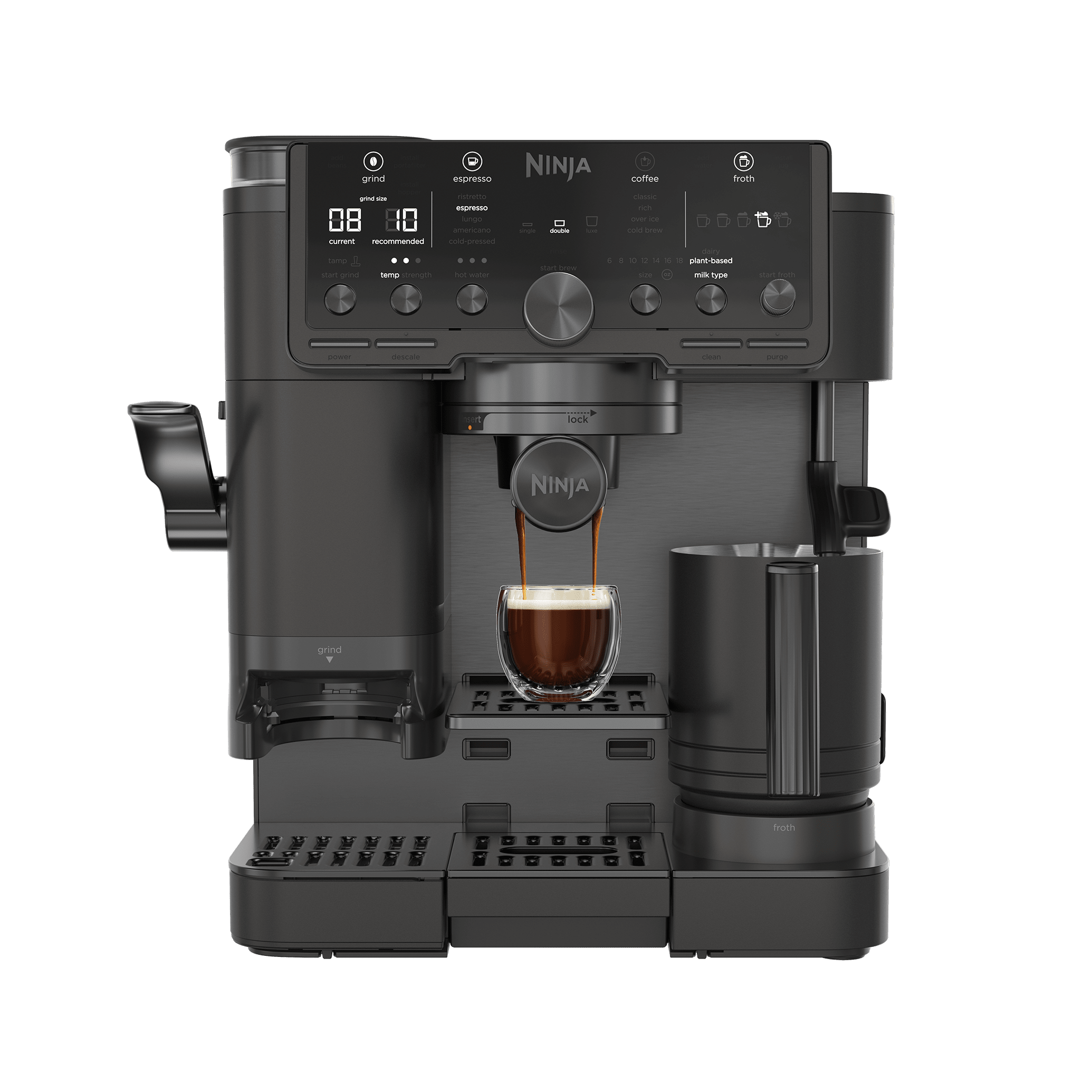 Ninja Luxe Café Pro Espressomaschine in Schwarz | ES701EUBK2 | von SharkNinja