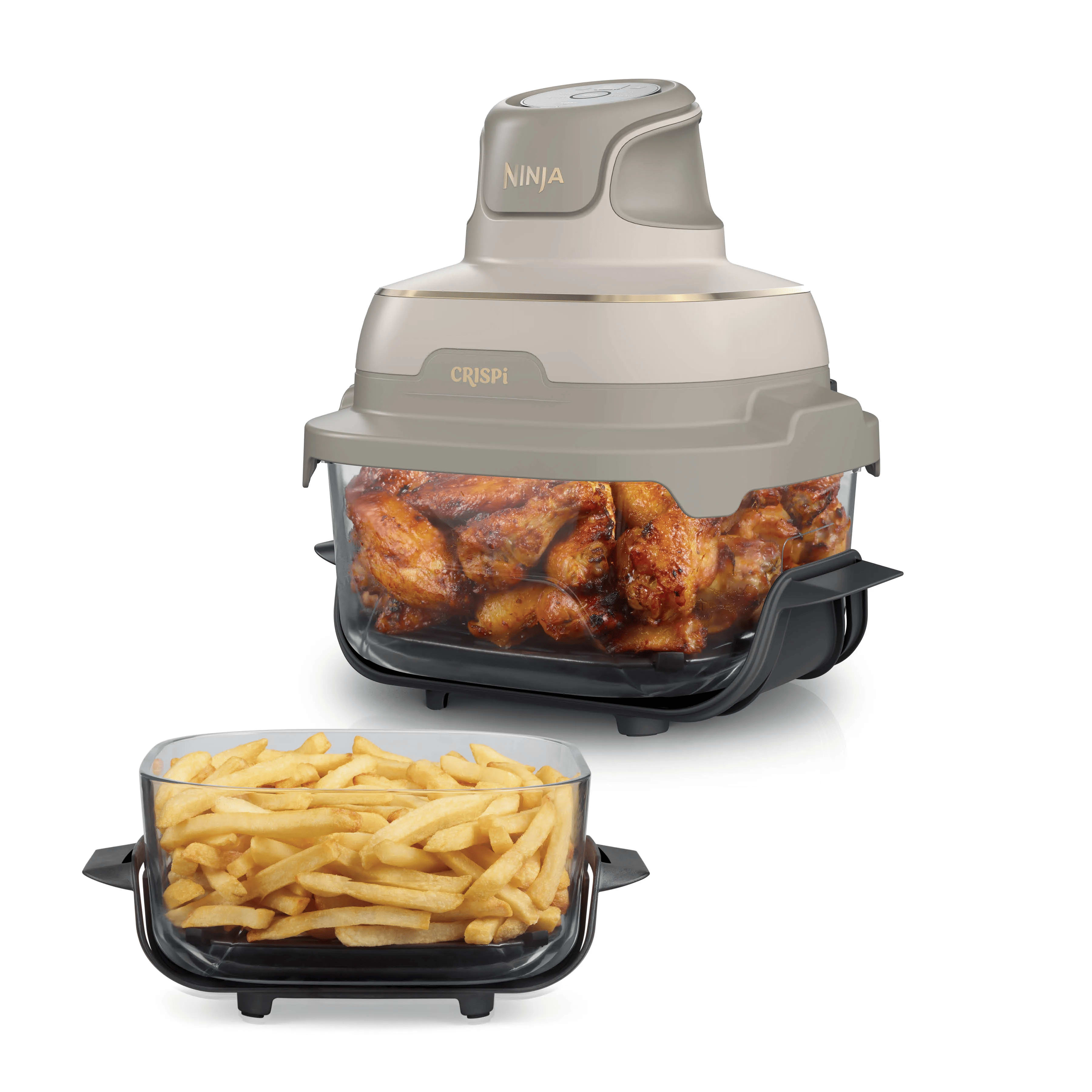 Ninja CRISPi 4-in-1 Glas-Air-Fryer – Stone Gold | FN201EUSD1 | von SharkNinja