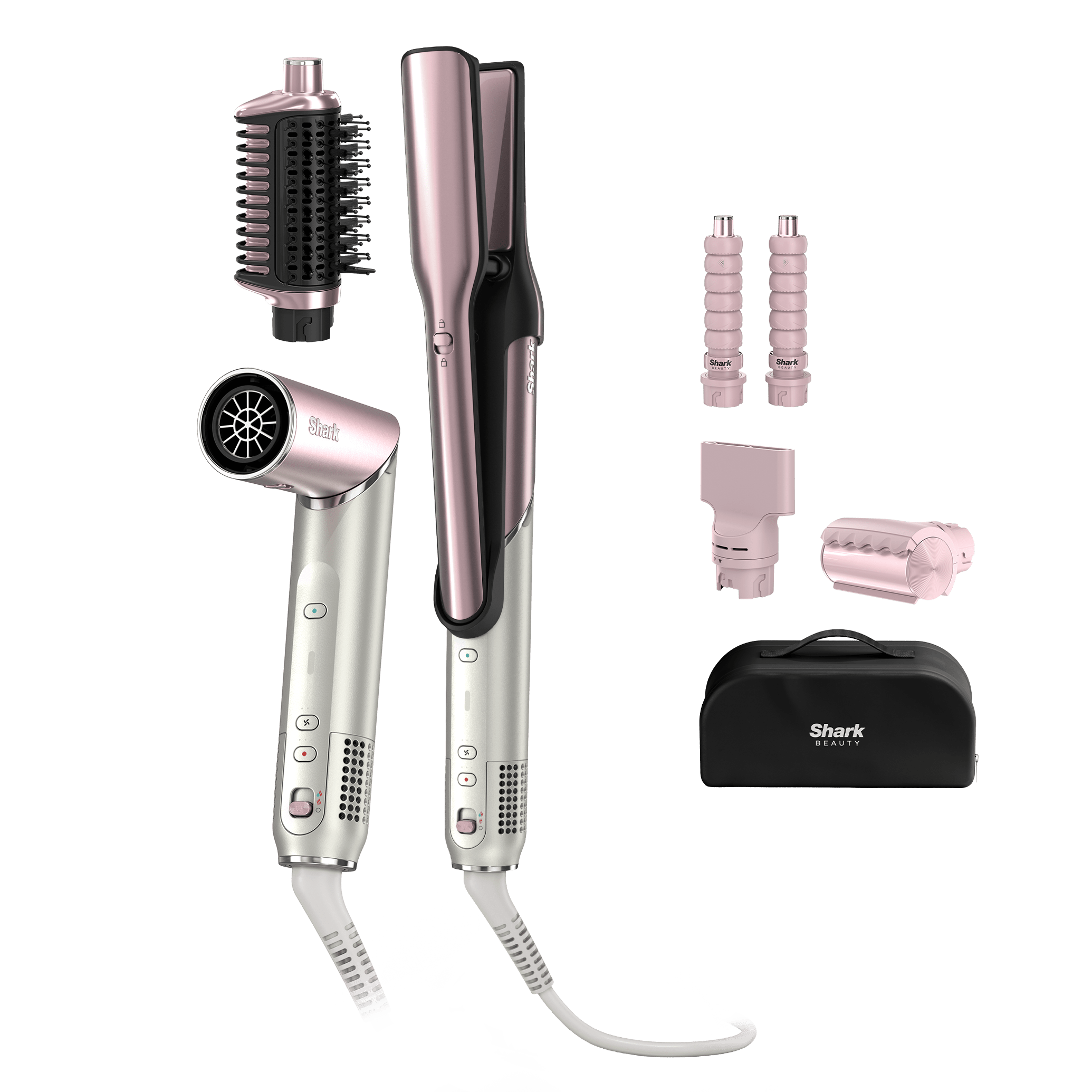 Shark Glam Multistyler für glatte Haare, Wellen und Locken in Rosa | HD6051SEUPK | von SharkNinja