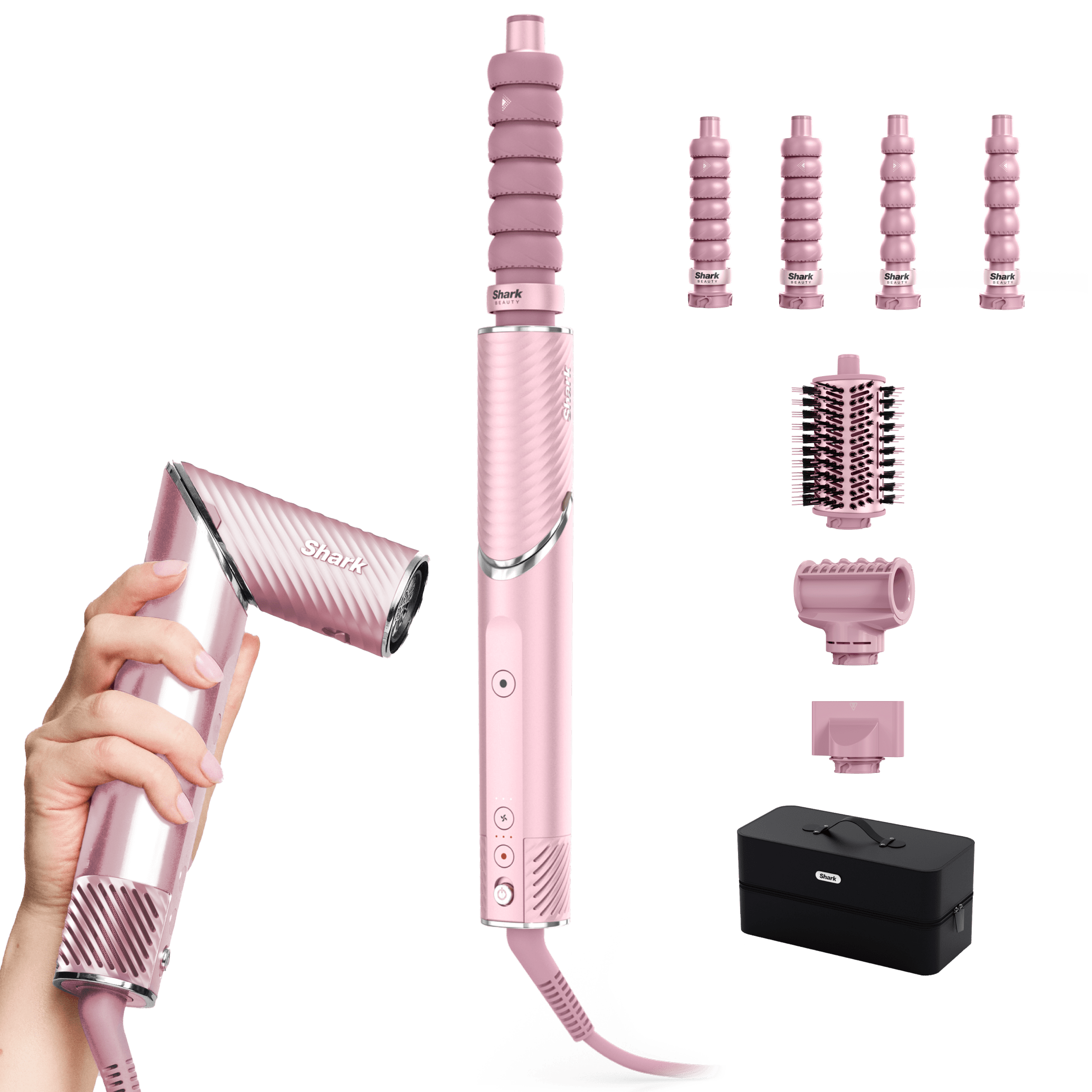 Shark FlexStyle Next Gen IonCurl Haarstyler und -trockner – Pink | HD850EUPK | von SharkNinja