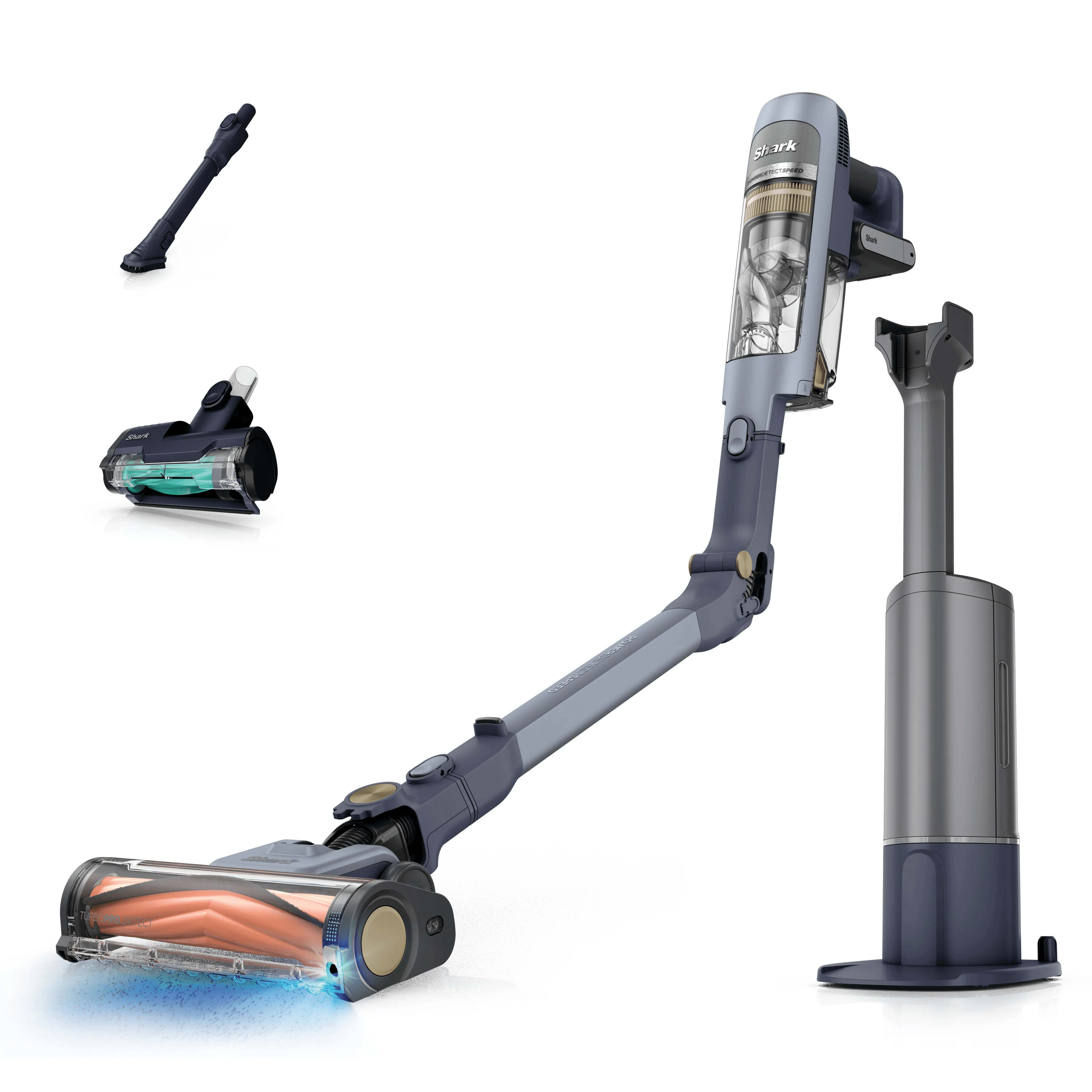 Shark PowerDetect Speed Pet Pro Clean & Empty Akku-Staubsauger – Royalgrau | IA3243EUTPU | von SharkNinja