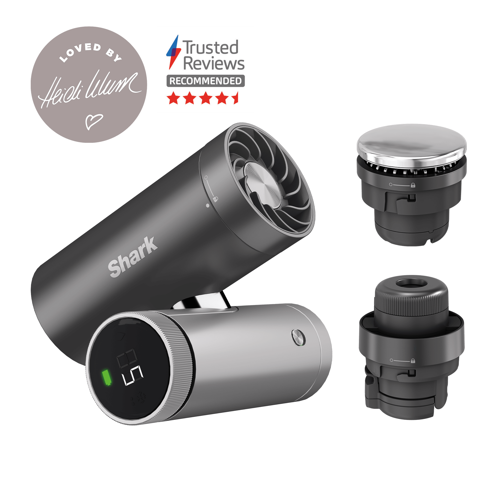 Shark ChillPill 3-in-1 Fan, Mist & InstaChill System – Carbon FA022UK