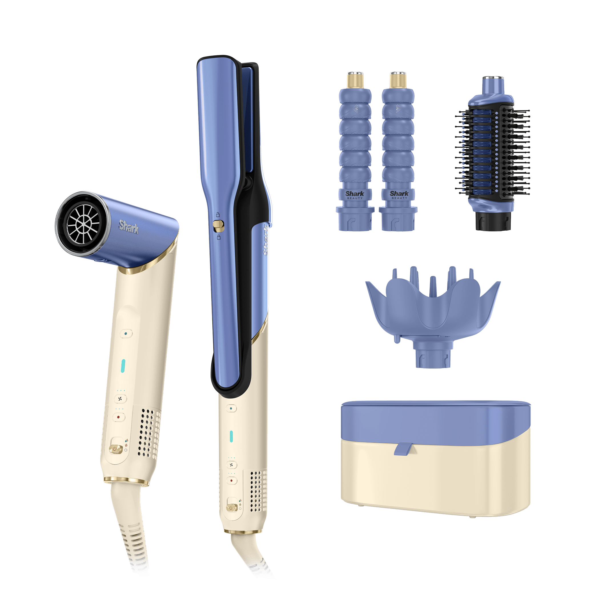 Shark Glam Ceramic & Air Styling and Drying System, Starlight Dream HD6042SUKPL