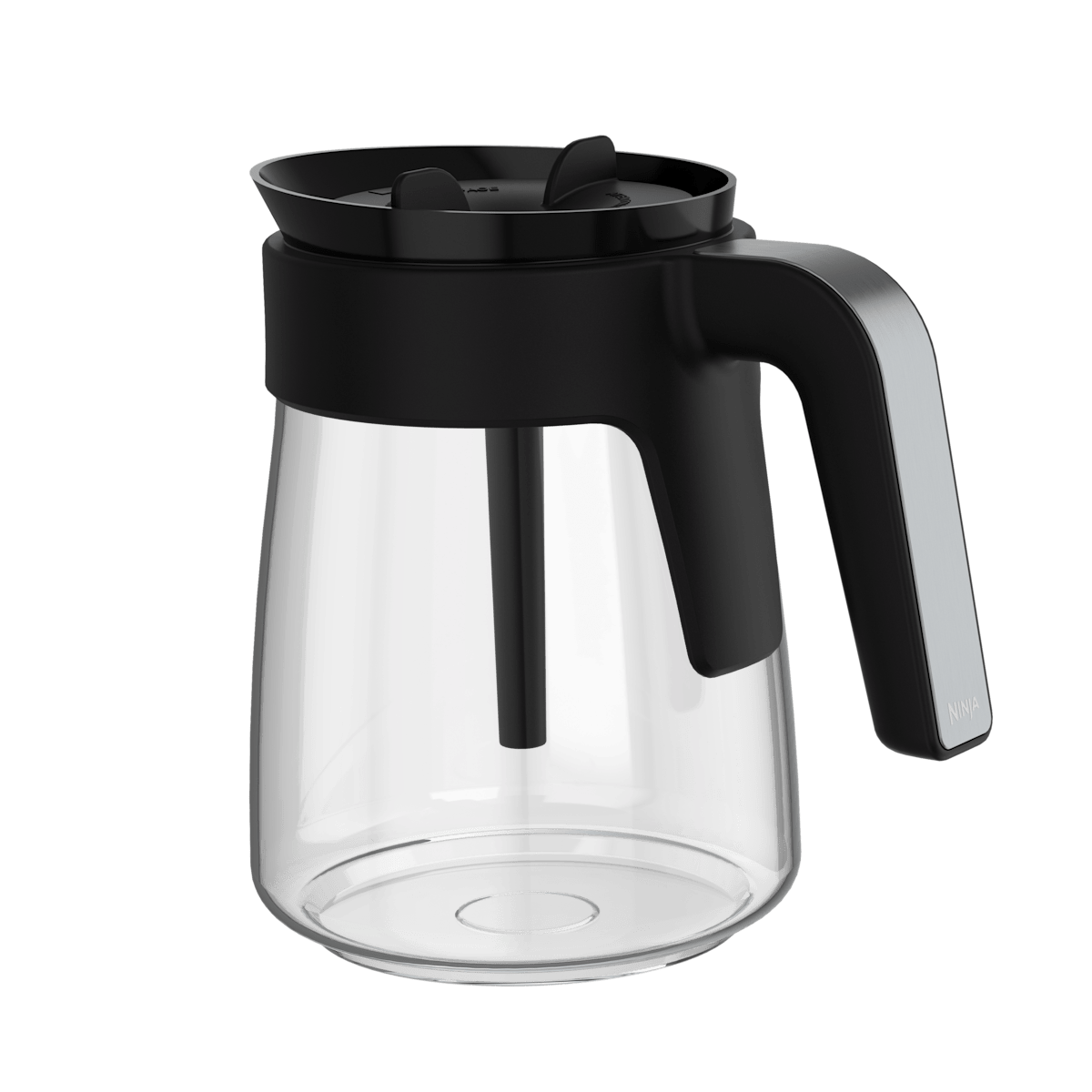 Ninja Glass Carafe with Brew-Through Lid in Black/Clear | 128KKW300 | SharkNinja