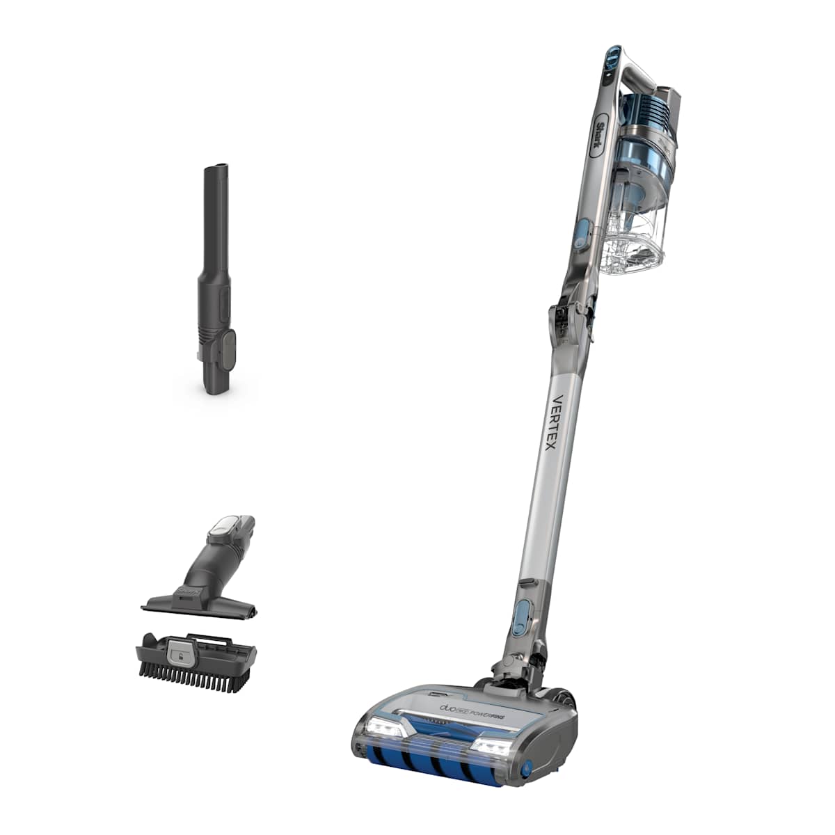 Shark Vertex Cordless Stick Vacuum with DuoClean PowerFins in Blue | IZ462H | SharkNinja