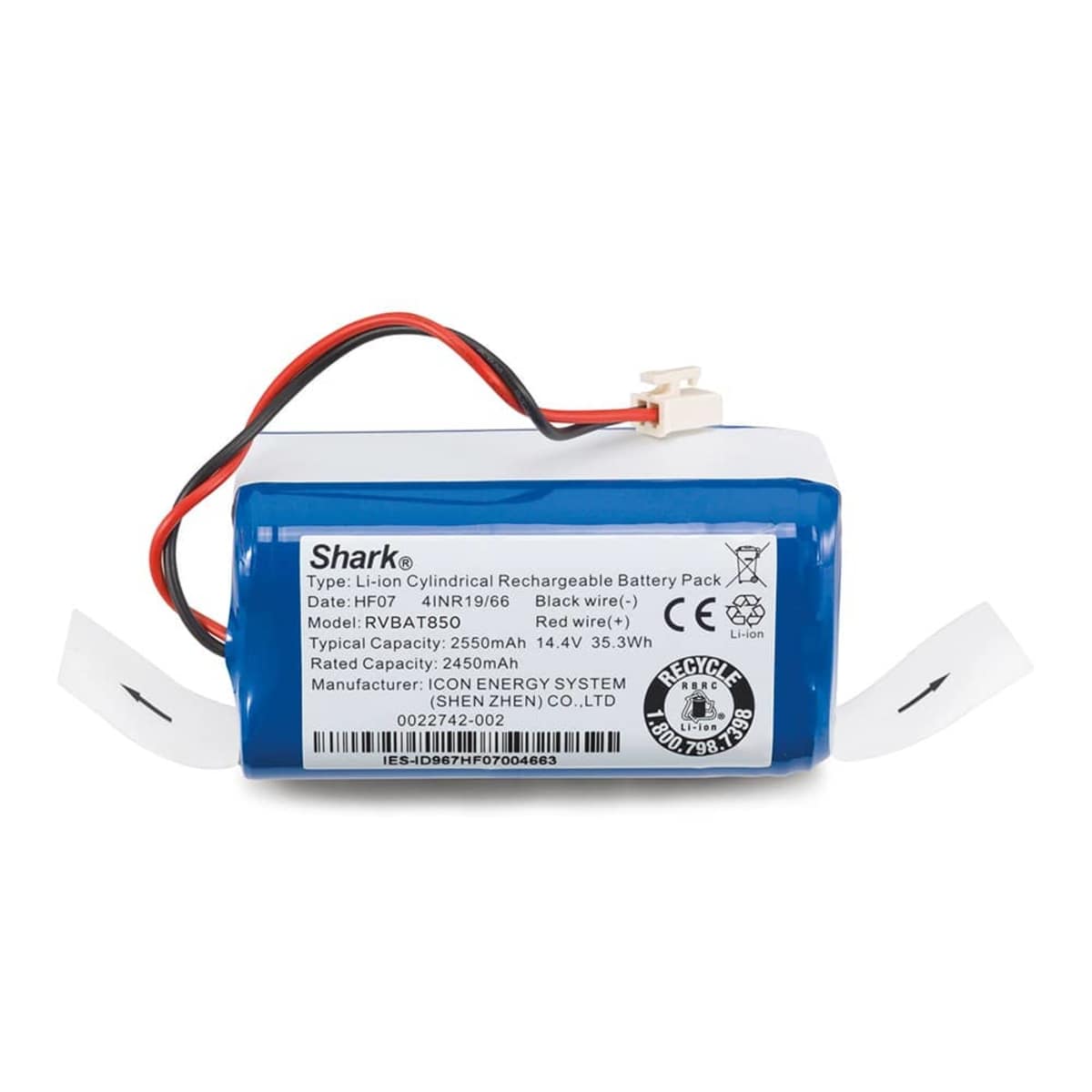 Shark Robot Li-ion Battery​ in Black | RVBAT850 | SharkNinja
