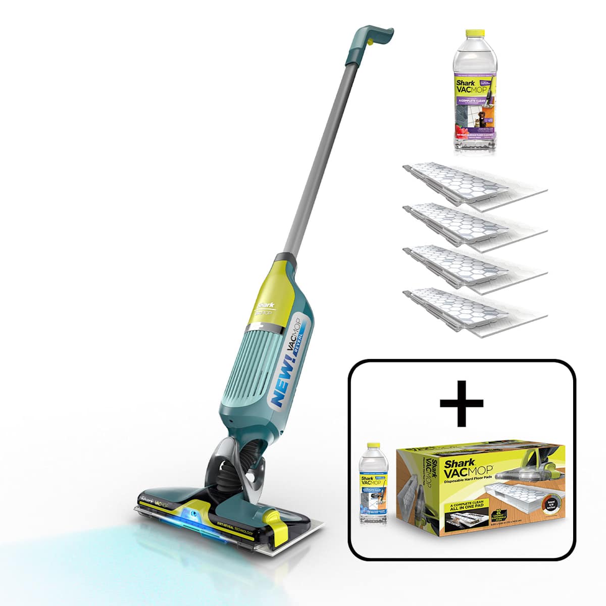 Shark VacMop Cordless Vacuum Mop Bundle | VM401 | SharkNinja