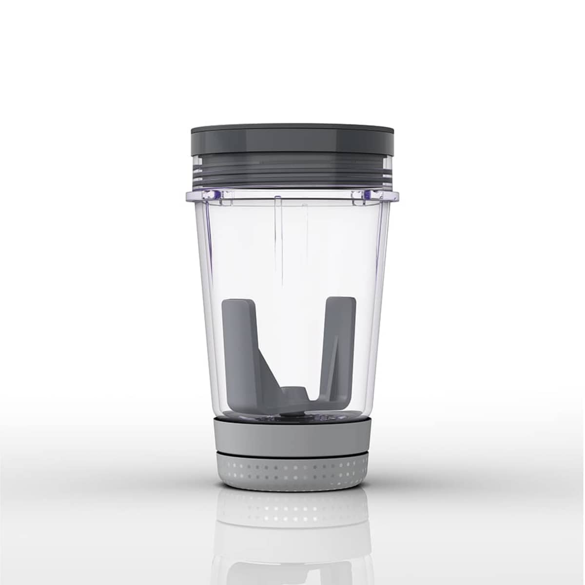 14 oz. Ninja Foodi Smoothie Bowl Maker with Built-In Tamper and Storage Lid Blender in Clear/Grey/Black | XSK14PNBL | SharkNinja
