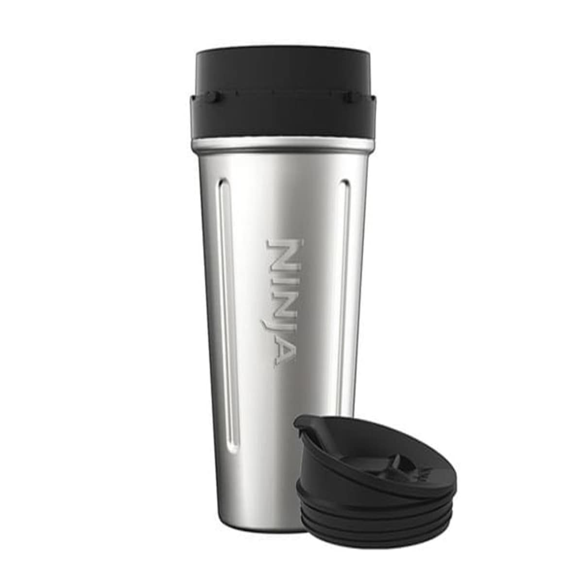 24 oz. Stainless Steel Nutri Ninja Cup with Sip & Seal Lid Blender | XSKDWSS24W | SharkNinja