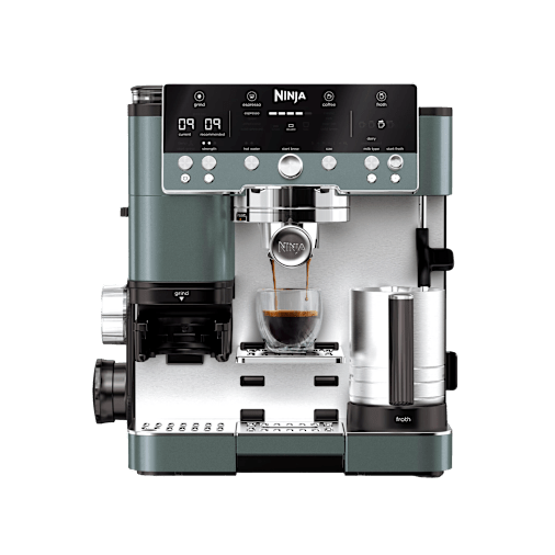 Cafetera expresso Ninja Luxe Café Premier Plus, 3 funciones en Gris verdoso | ES655EUGY | de SharkNinja