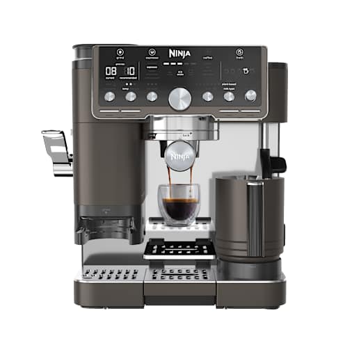 Luxe Pro 3-in-1-Kaffeemaschine mit Mahlwerk und Aufschäumer für Latte, Cappuccino, | ES701EUBR | von SharkNinja