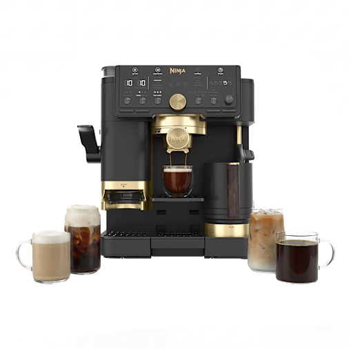 Ninja Luxe Café Pro Designed By David Beckham In Black | Es771ukbk | By Sharkninja