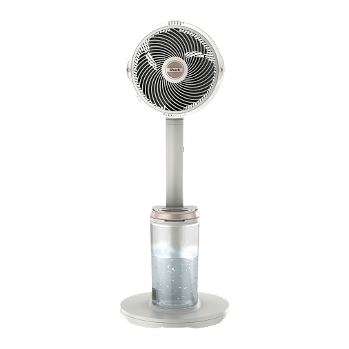 Ventilador de pie y de sobremesa con nebulizador Shark FlexBreeze Pro Mist en Blanco | FA300WHEU | de SharkNinja