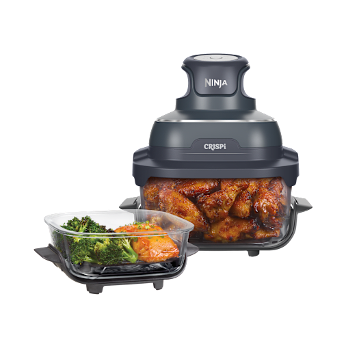 Air fryer en verre 4-en-1 Ninja CRISPi - Cyberspace Bleu foncé | FN201EUBL1 | par SharkNinja