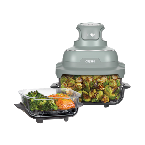 Air fryer en verre 4-en-1 Ninja CRISPi - Vert sauge Vert sauge | FN201EUGN8 | par SharkNinja