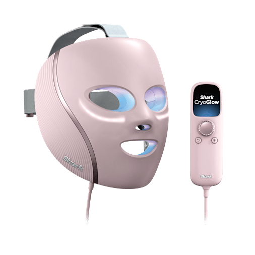 Shark CryoGlow Under-Eye Cooling & Led Anti-Ageing & Blemish Repair Mask In Pink | FW312UKPK | By SharkNinja