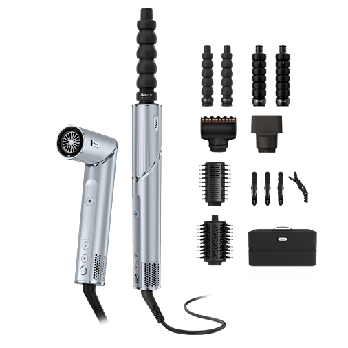 Shark Flexstyle Air Styler & Hair Dryer In Glacial Blue | Hd476whuk | By Sharkninja