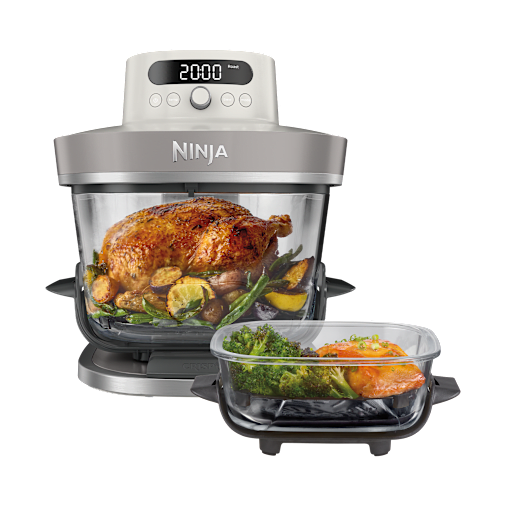 Ninja Friggitrice ad aria in vetro XL CRISPi PRO in Grigio chiaro | AS101EULG | di SharkNinja