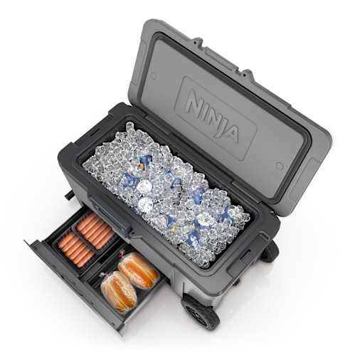 Ninja FrostVault 61 Glacière roulante avec zone sèche FB265EUUKGY - vue 6