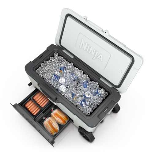 Ninja FrostVault 61 Glacière roulante avec zone sèche FB265EUUKGY - vue 8