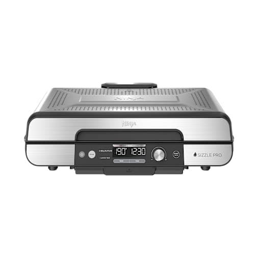 Ninja Griglia elettrica e piastra liscia Sizzle Pro XL in Argento | GX101EU | di SharkNinja