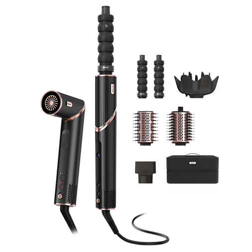 Shark Styler e Asciugacapelli FlexStyle (5 accessori) in Nero | HD446EU | di SharkNinja