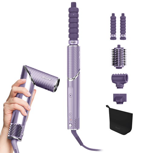 Shark Styler e Asciugacapelli FlexStyle IonCurl (4 accessori) in Lilla | HD840EUPU | di SharkNinja