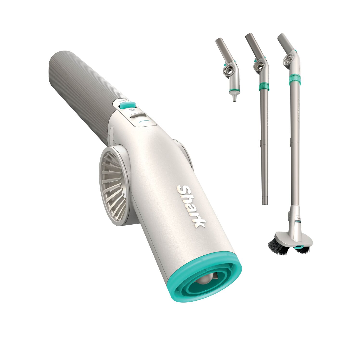 Shark Blastboss All-In-One Air Blasting System With Blastbroom – In Dove | AB2111UKGY | By Sharkninja