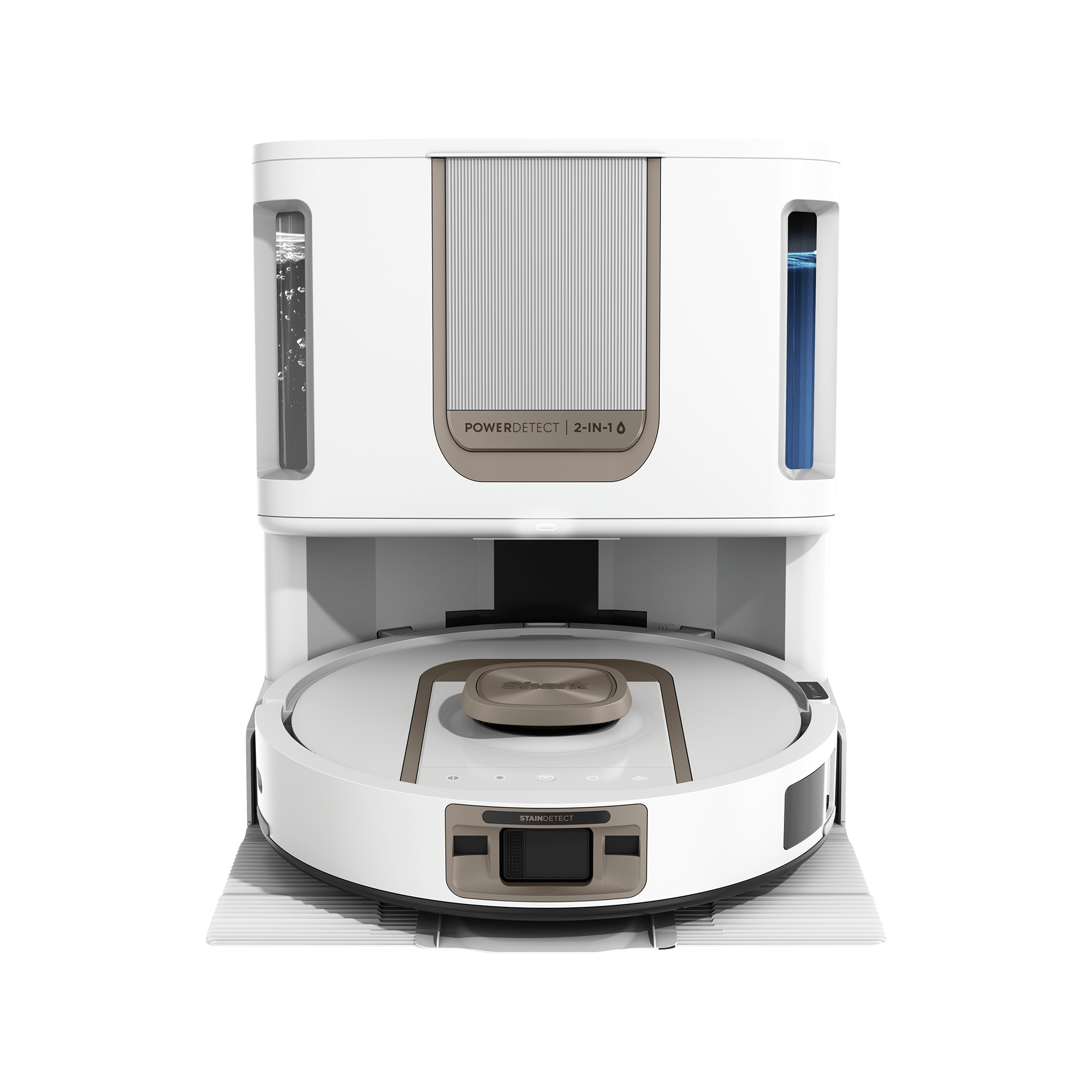 Shark Thermacharged Powerdetect Wet & Dry Robot Vacuum In White/Gold | AV2910XEUKWH | By Sharkninja