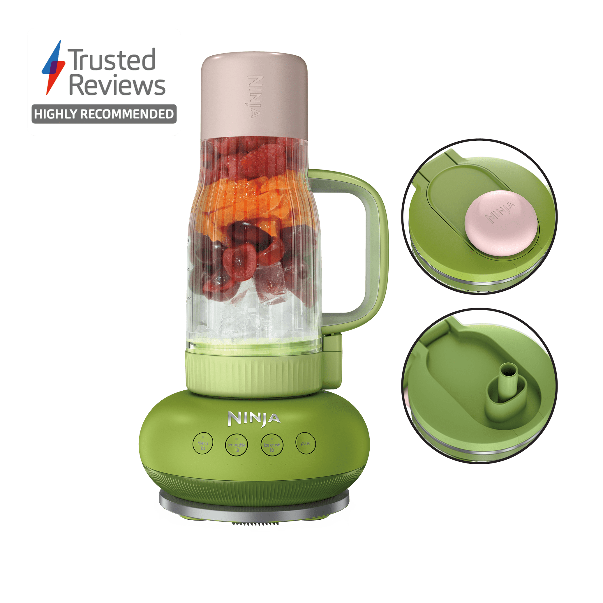 Ninja BlendBOSS Tumbler Blender in Watermelon Bubblegum