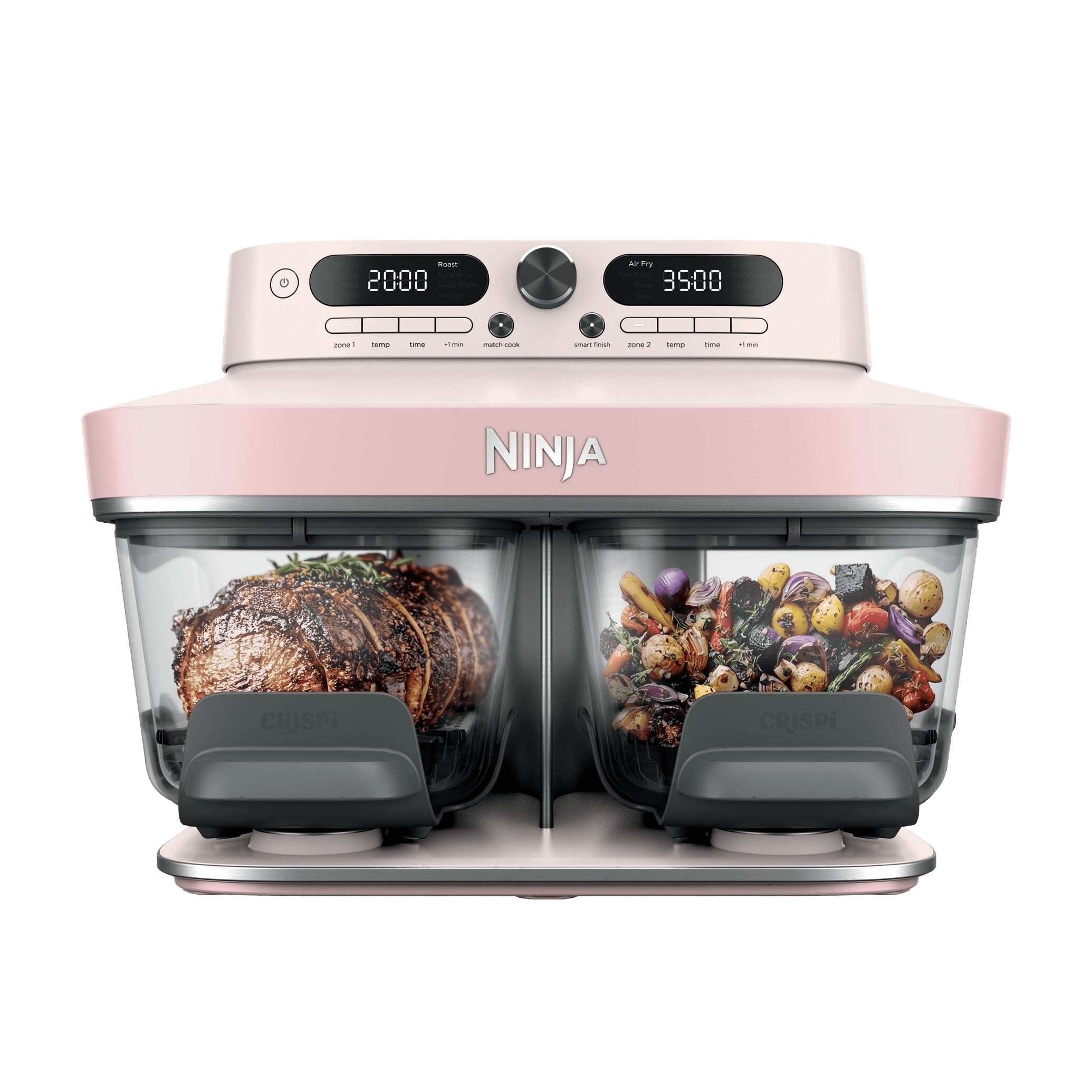 Ninja Crispi Dual Zone DD102UKPK1 Air Fryer Rose Quartz Pink - Image 4