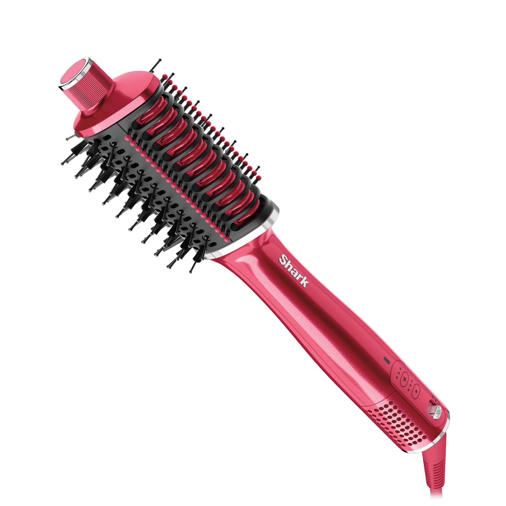 Shark Glossi Hot Brush, 2-In-1 In Raspberry | HT302UKBP | By Sharkninja