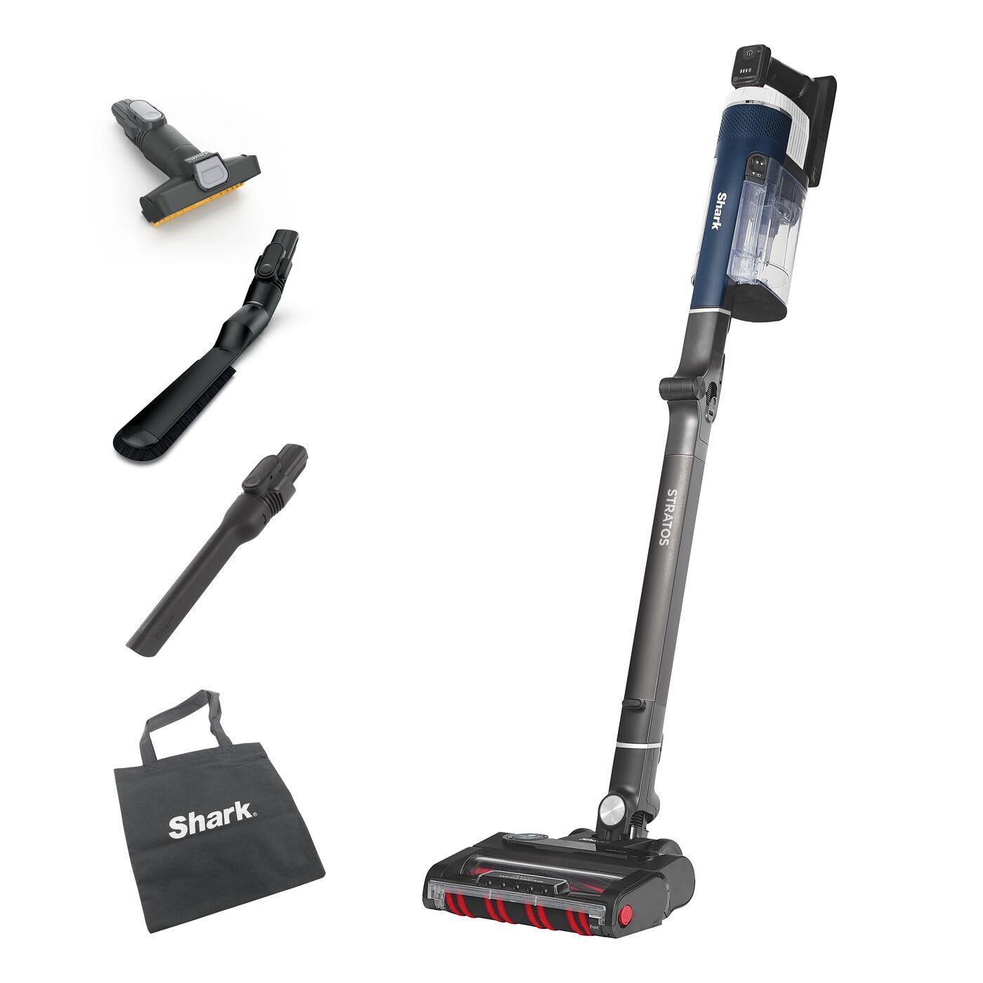 Shark Stratos Cordless Stick Vacuum With Clean Sense Iq And Anti-Hair Wrap Plus In Deep Navy | IZ411UKT | By Sharkninja