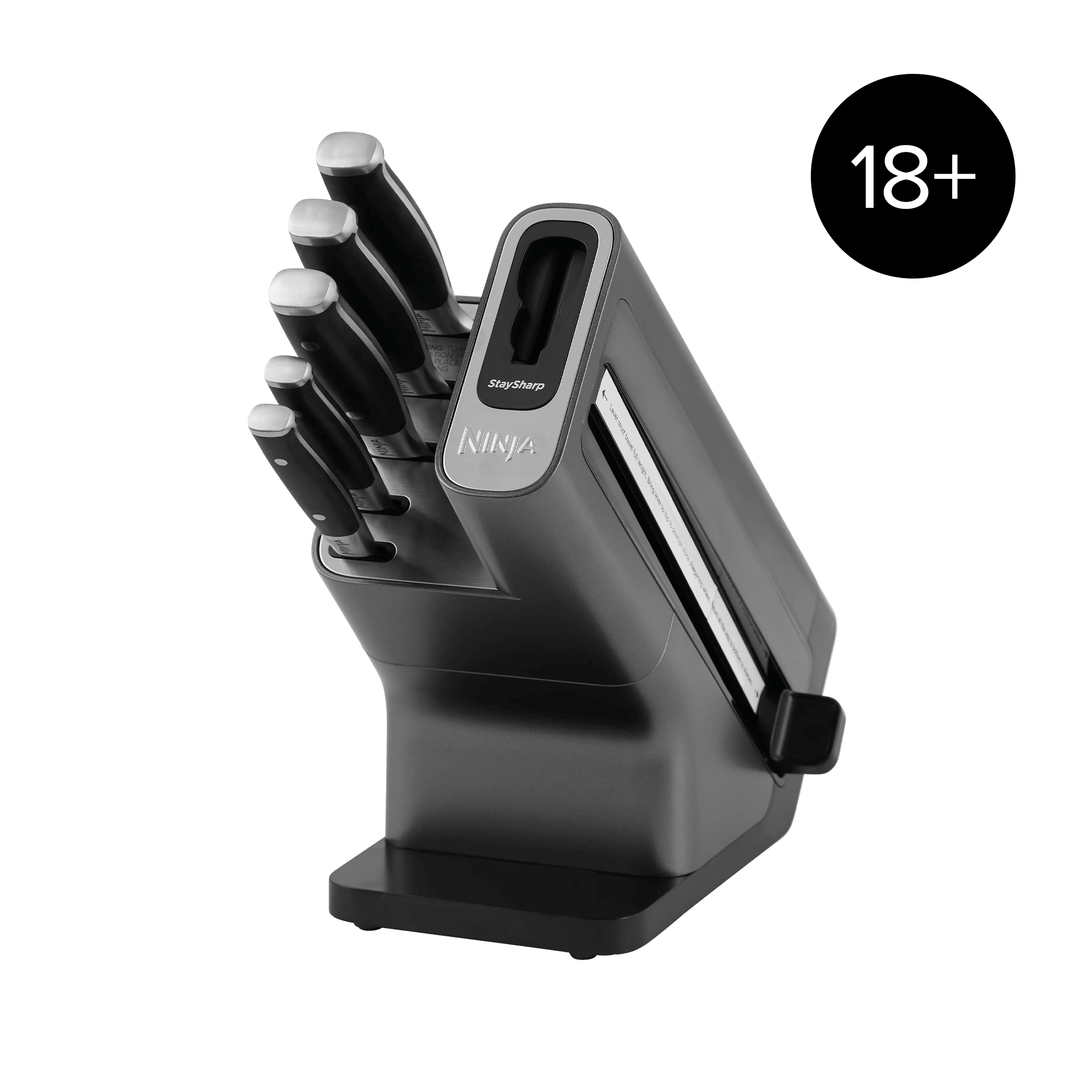 Ninja Foodi StaySharp Knife Block with Integrated Sharpener, 5-Piece Set - Image 2