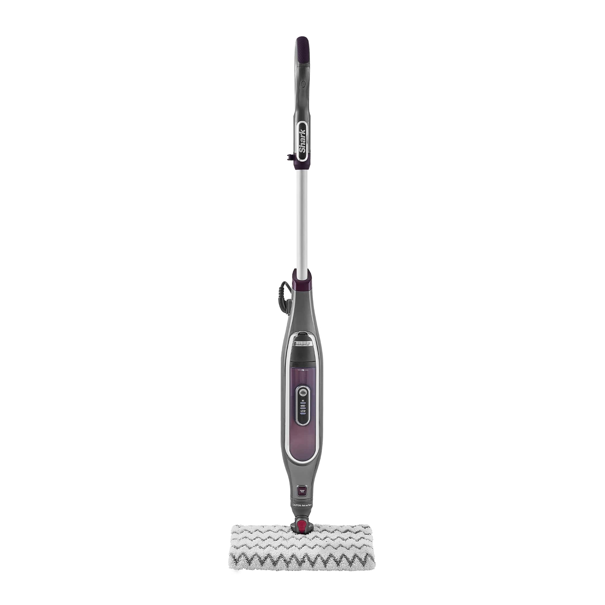 Shark Klik n' Flip Automatic Steam Mop - Metallic Bordeaux/Steel Grey, S6003UK