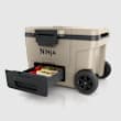 Ninja FrostVault&trade; 45qt Wheeled Cooler with Dry Zone (Birch Beige)