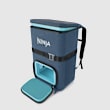 Ninja Outdoor FrostVault&trade; Go 36-Can Backpack Soft Cooler with Cold Dry Zone, Lakeshore Blue
