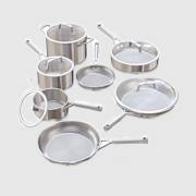 Ninja EverClad&trade; Commercial-Grade Stainless Steel Cookware 12-Piece Set