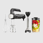 Ninja&reg; Foodi&reg; Power Mixer&trade; System Hand Blender and 5-Speed Hand Mixer Combo