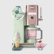 Ninja&reg; CREAMi&reg; Scoop & Swirl 13-in-1 Ice Cream and Soft Serve Maker, Frosted Strawberry Matcha
