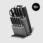 Bloc couteaux Ninja StaySharp de 13&nbsp;pi&egrave;ces avec aiguiseur amovible - Noir