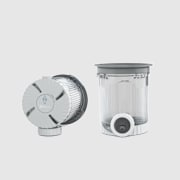 Set 2 vasetti con coperchi e beccucci