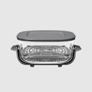 Contenitore in vetro Ninja CleanCrisp da 3,8 L con coperchio