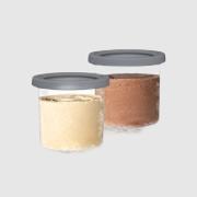 Ninja™ CREAMi™ Pints and Lids - 2 Pack, Compatible with CREAMi® NC300 Series