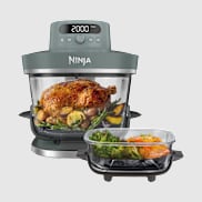 Air Fryer en verre Crispi Pro 7-en-1, Vert Cendr&eacute;