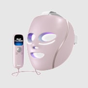 Masque LED Shark CryoGlow avec rafra&icirc;chissement du contour des yeux - Rose